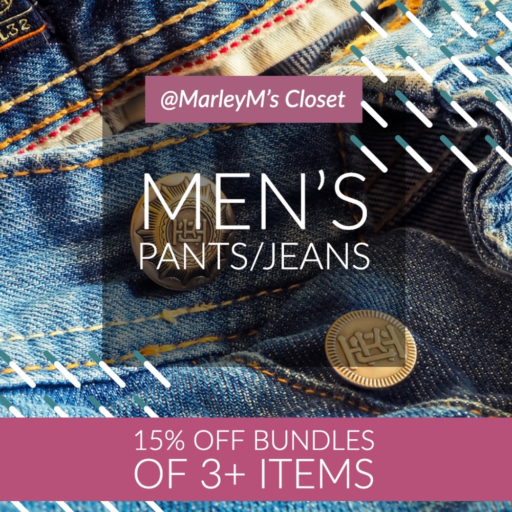 Men's pants & jeans!